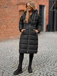 Juoda moteriška striukė OZONEE JS/M736/392Z