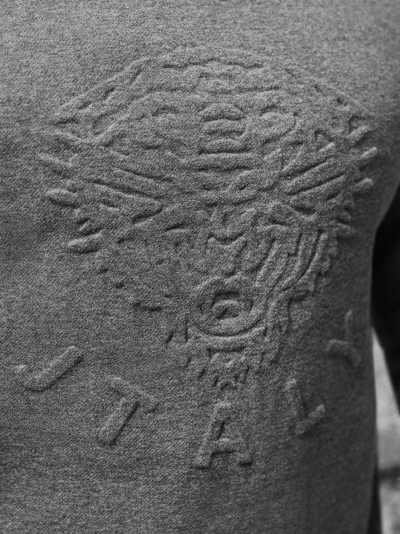 Grafitinis vyriškas džemperis OZONEE NB/MF2010