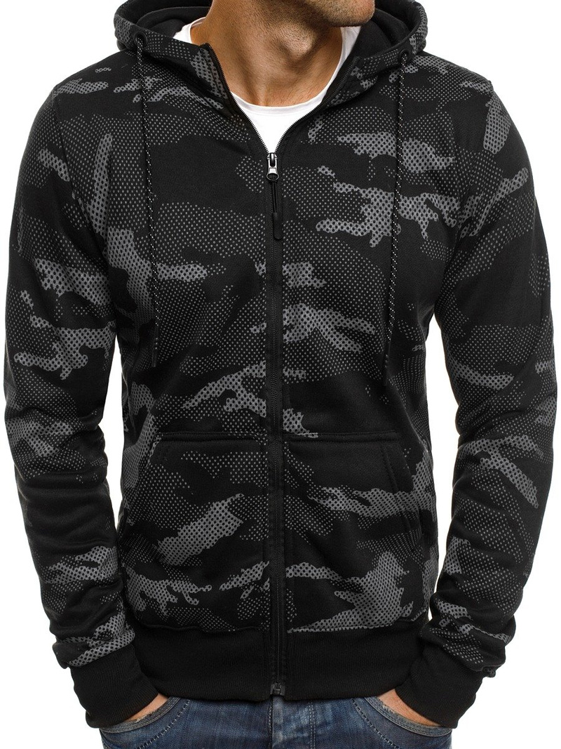 Juodas vyriškas džemperis OZONEE JS/DD131Z