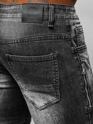 Juoda vyriški džinsai OZONEE NB/MP007NZ