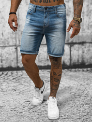 Mėlyni vyriški šortai OZONEE NB/MP0264BC