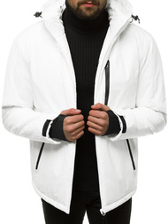 Žieminė Balta vyriška striukė OZONEE JS/HH011/45