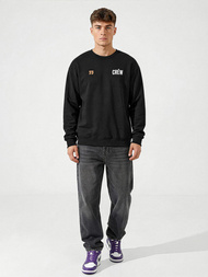 Juodas vyriškas džemperis OZONEE JS/65B3917/3Z