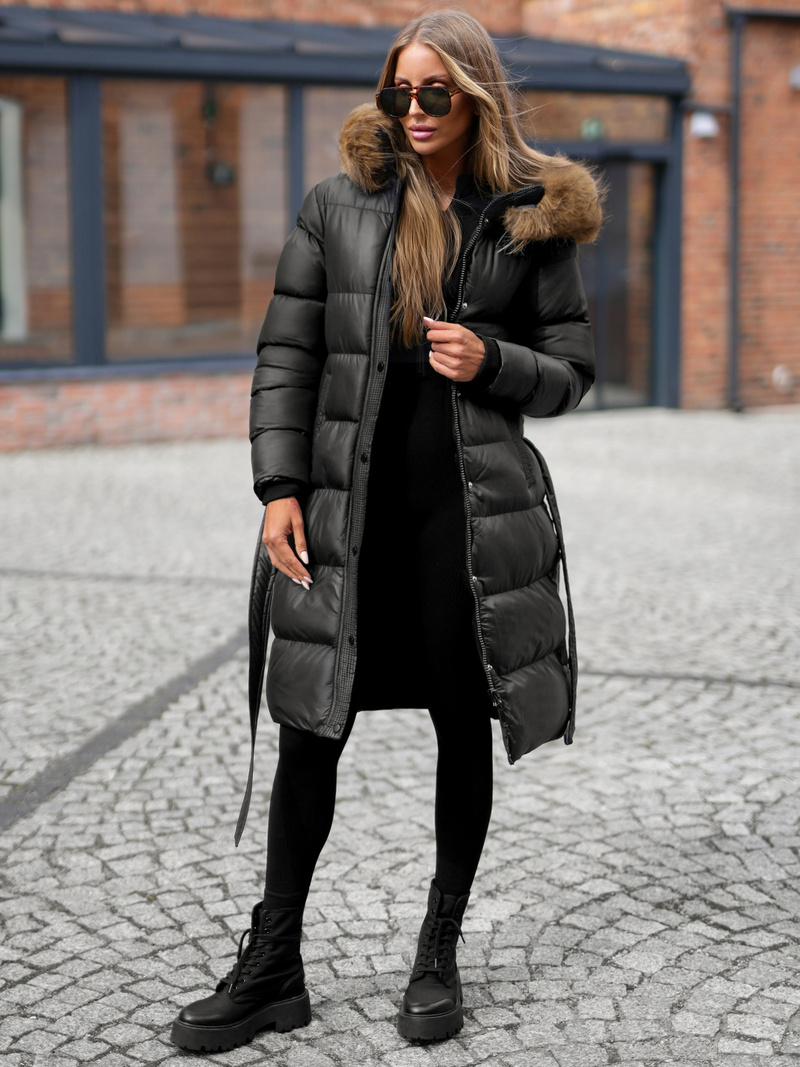 Juoda moteriška striukė OZONEE JS/5M3298/392Z