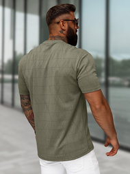 Tamsiai-pilkas vyriški marškinėliai OZONEE O/QQ1530