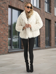 Baltas moteriška striukė OZONEE JS/11Z8261