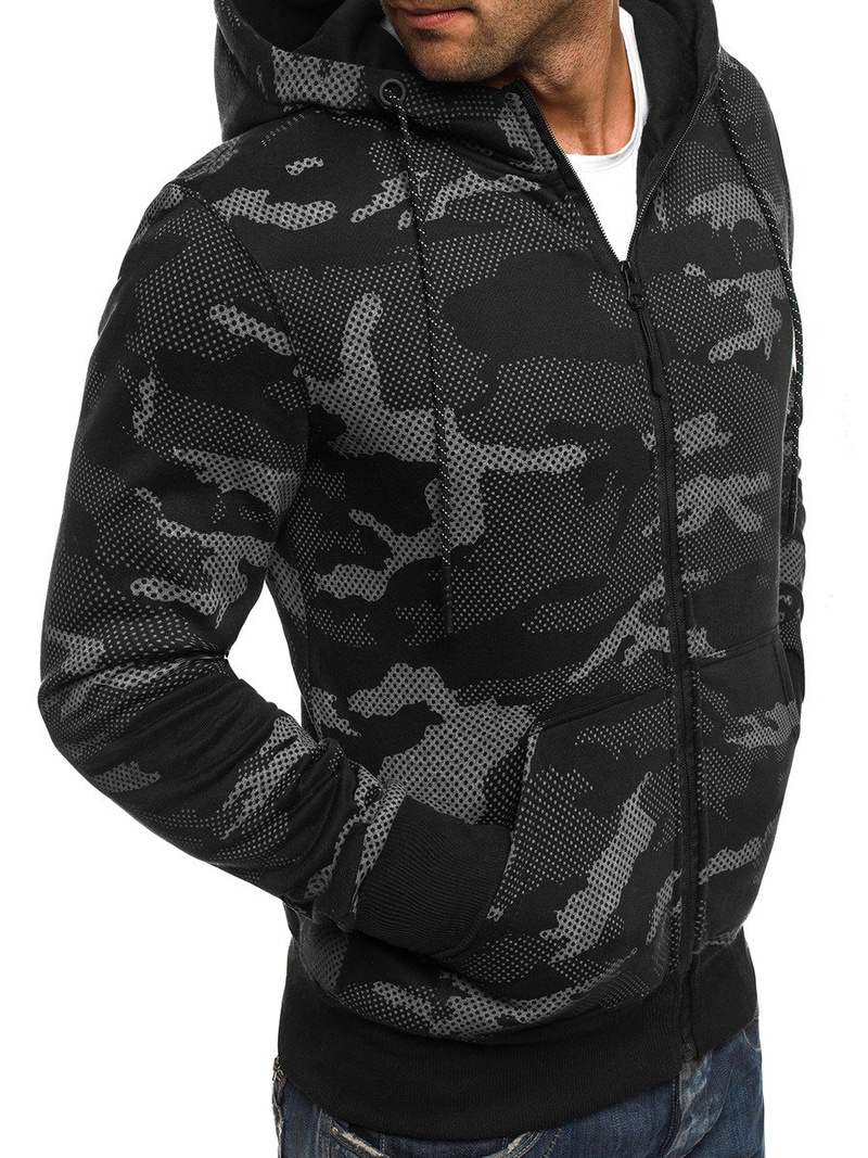 Juodas vyriškas džemperis OZONEE JS/DD131Z