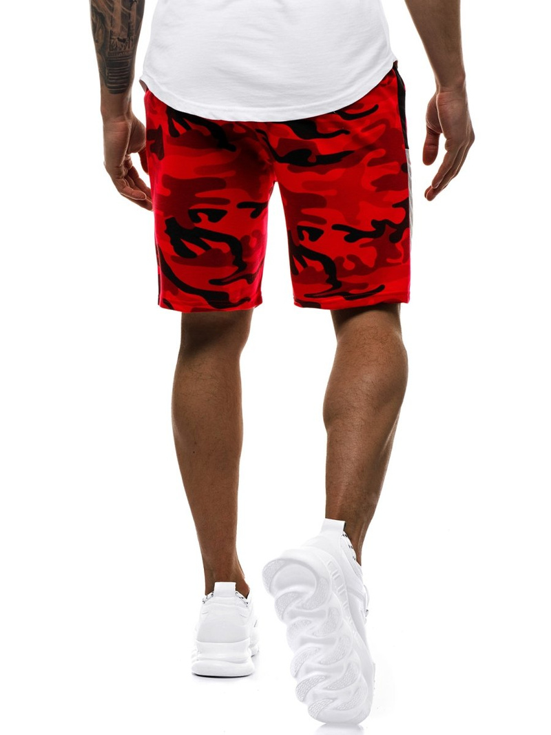 Raudoni vyriški šortai OZONEE JS/KK300160