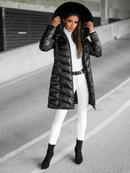 Juoda moteriška striukė OZONEE JS/16M9100/392Z