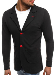 OZONEE MECH/2043 Juodas vyriškas švarkas