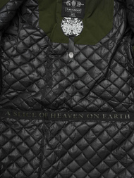 Rusvai žalsva moteriška striukė OZONEE O/W377Z