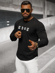 Juodas vyriškas džemperis OZONEE O/T6612