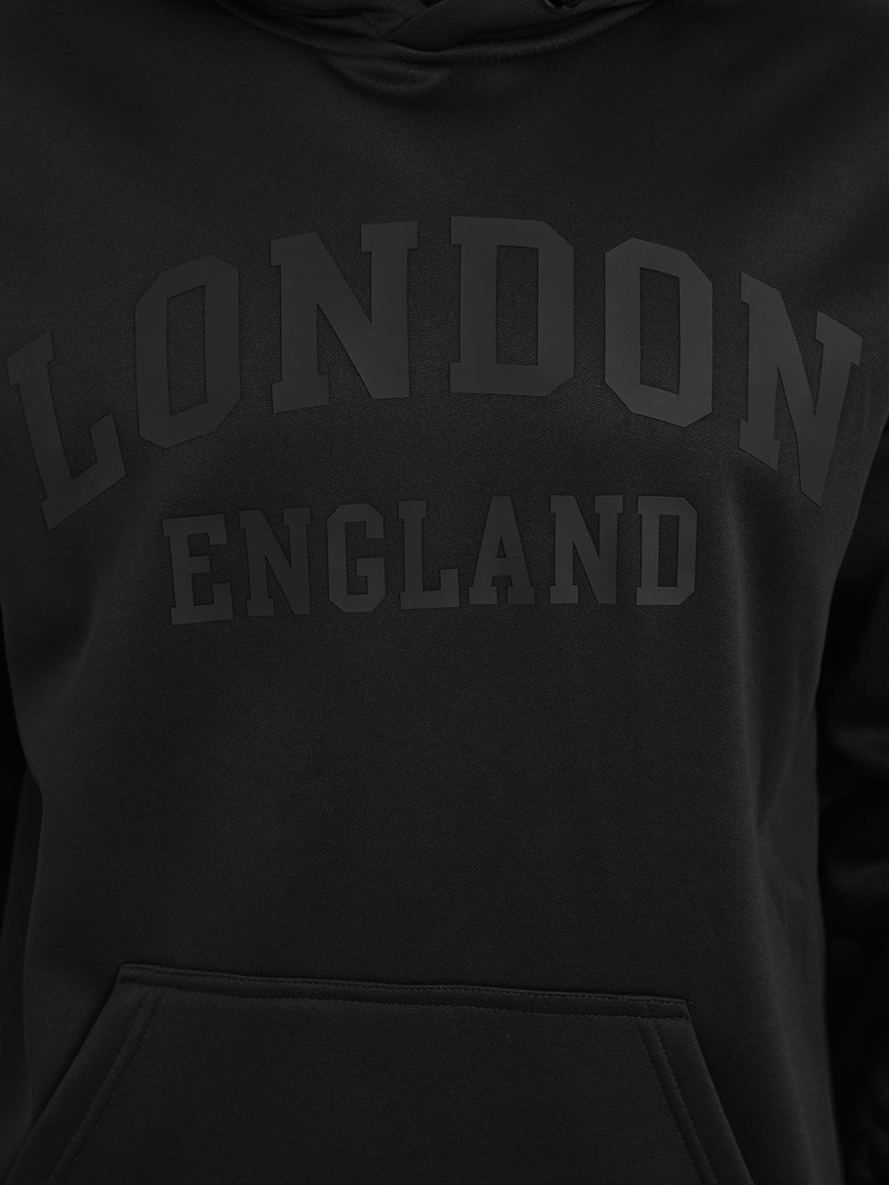 Juoda vyriškas džemperis su gobtuvu OZONEE JS/8B1986/3