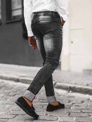 Juoda vyriški džinsai OZONEE NB/MP0126N