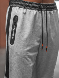 Pilkos vyriškos sportinės kelnės OZONEE JS/68K10326Z