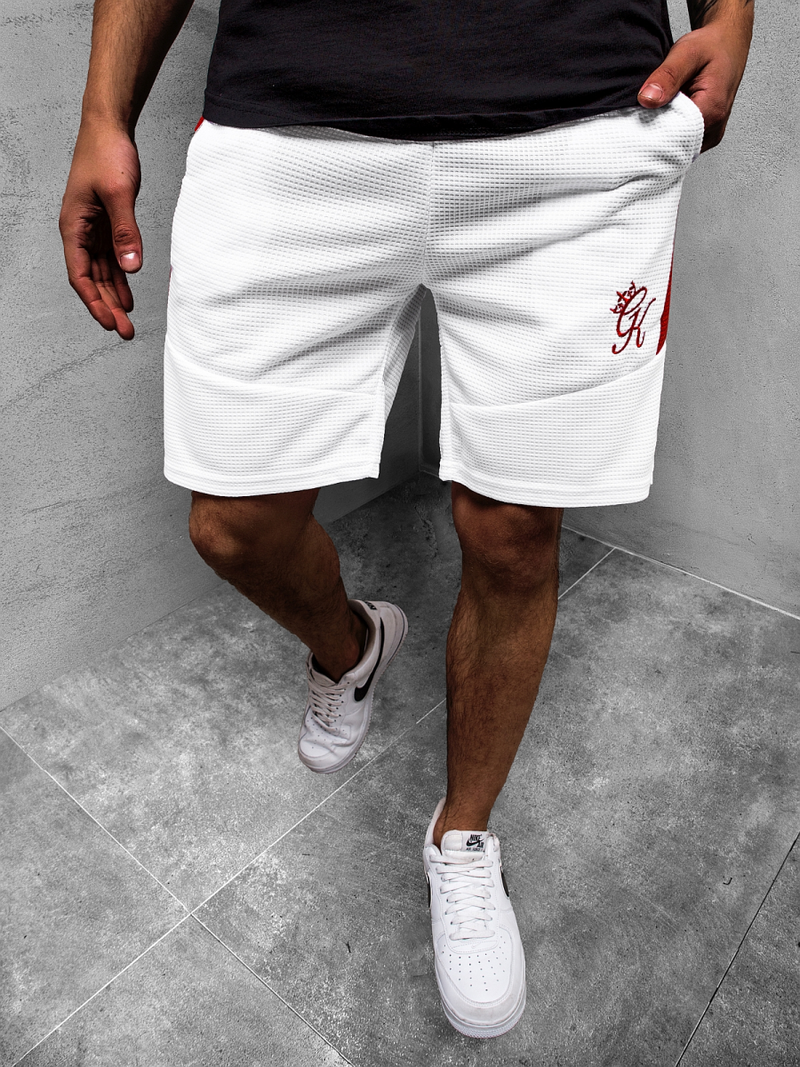 Balti vyriški sportiniai šortai OZONEE JS/KS2519Z