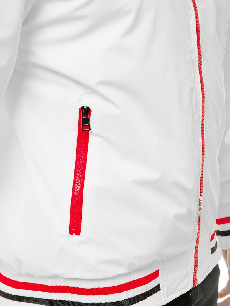 Balta vyriška bomber striukė OZONEE N/6193