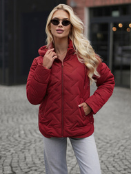 Burgundija moteriška striukė OZONEE JS/16M9300/06Z