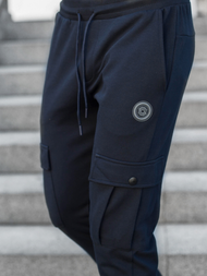 Granatinės vyriškos sportinės kelnės OZONEE C/374