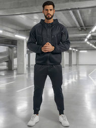 Granatinis vyriškas sportinis kostiumas OZONEE JS/8C1966/25