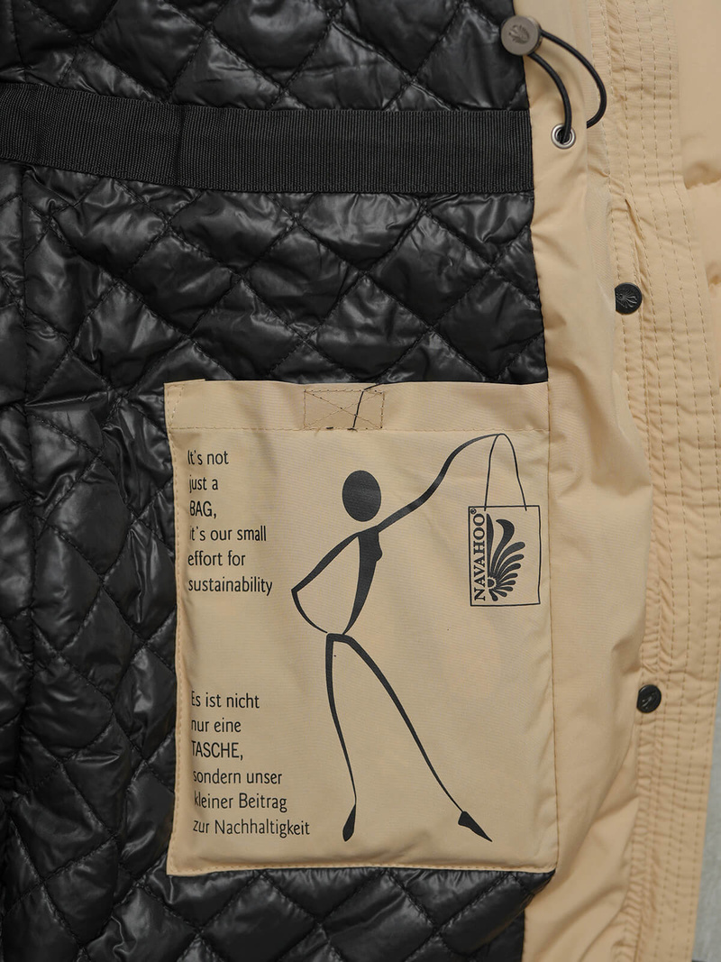 Smėlinis moteriška striukė OZONEE O/W377