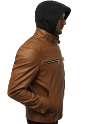 Camel vyriška odinė striukė OZONEE JB/JP1171Z