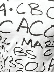 Baltas vyriški marškinėliai OZONEE JS/8T1213/1