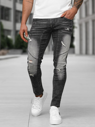 Juodai vyriški džinsai OZONEE NB/MP0045NZ