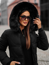 Juoda moteriška striukė OZONEE JS/16M9099/392Z