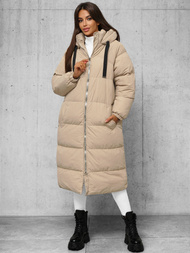 Smėlinis moteriška striukė OZONEE JS/5M3163/62Z