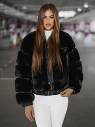 Juoda moteriška striukė OZONEE JS/11Z8080Z