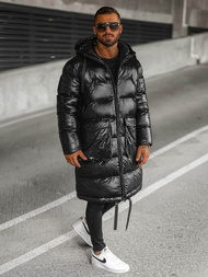 Juodas vyriška žieminė striukė OZONEE O/M3205Z