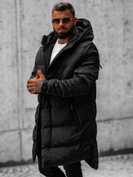 Juodi vyriška žieminė striukė OZONEE O/M799