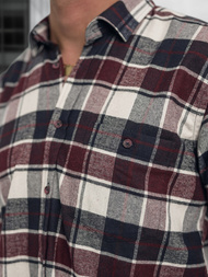 Bordinė vyriški marškiniai OZONEE V/V174Z