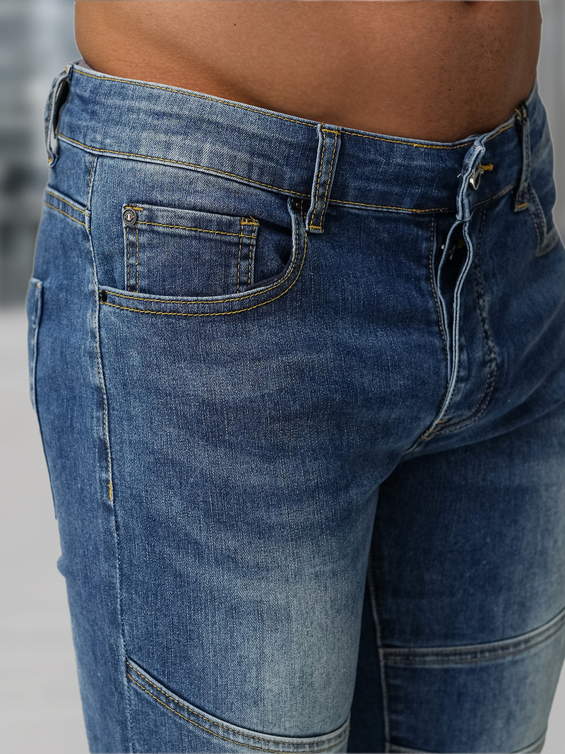 Tamsiai-mėlyni vyriški džinsai OZONEE NB/MP0082BS