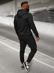 Juodas vyriškas sportinis kostiumas OZONEE O/LN11760