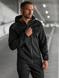 Juodas vyriškas sportinis kostiumas OZONEE JS/8C1967/3