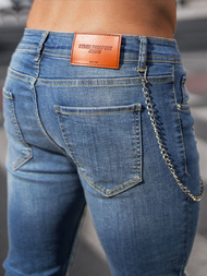 Mėlyni vyriški džinsai OZONEE DP/0058