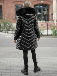 Juoda moteriška striukė OZONEE JS/16M9100/392Z