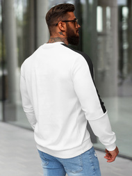 Baltas vyriškas džemperis OZONEE O/P2033Z