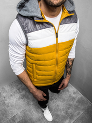 Geltona vyriška liemenė OZONEE N/6105Z