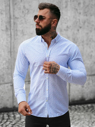 Balti/2 vyriški marškiniai OZONEE O/CLS349