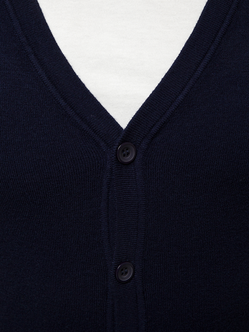 Tamsiai mėlynas vyriškas megztinis OZONEE TMK/YY06/16