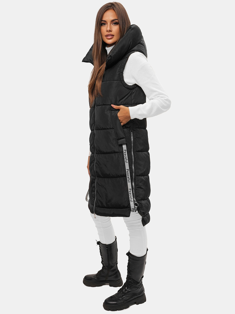 Juoda moteriška liemenė OZONEE O/DK113/1