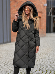 Juoda moteriška striukė OZONEE JS/5M3173/392Z