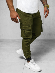 Žalios Vyriškos Cargo Jogger Kelnės OZONEE NB/MP0208MVZ