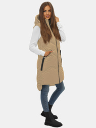 Smėlinė moteriška liemenė OZONEE JS/M788/62