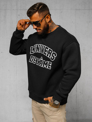 Juodas džemperis OZONEE O/SWE23055