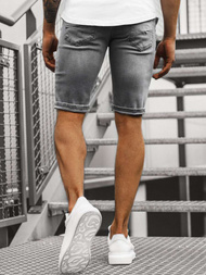 Grafitiniai Vyriški džinso šortai OZONEE B/55107