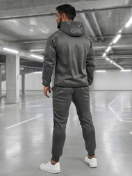 Grafitinis vyriškas sportinis kostiumas OZONEE JS/8C1966/5